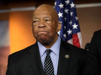 PHOTO: House Oversight and Government Reform Committee ranking member Rep. Elijah Cummings speaks during a news conference at the U.S. Capitol, May 17, 2017, in Washington.