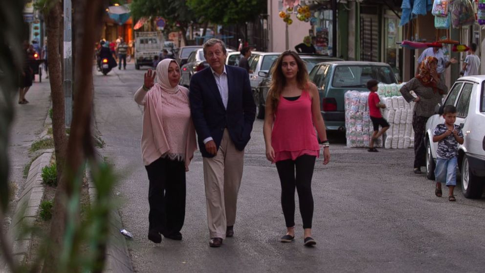 PHOTO: Halla and Orouba Barakat spoke to ABC News' Brian Ross about their friend, U.S. aid worker Kayla Mueller, who was taken hostage by ISIS.