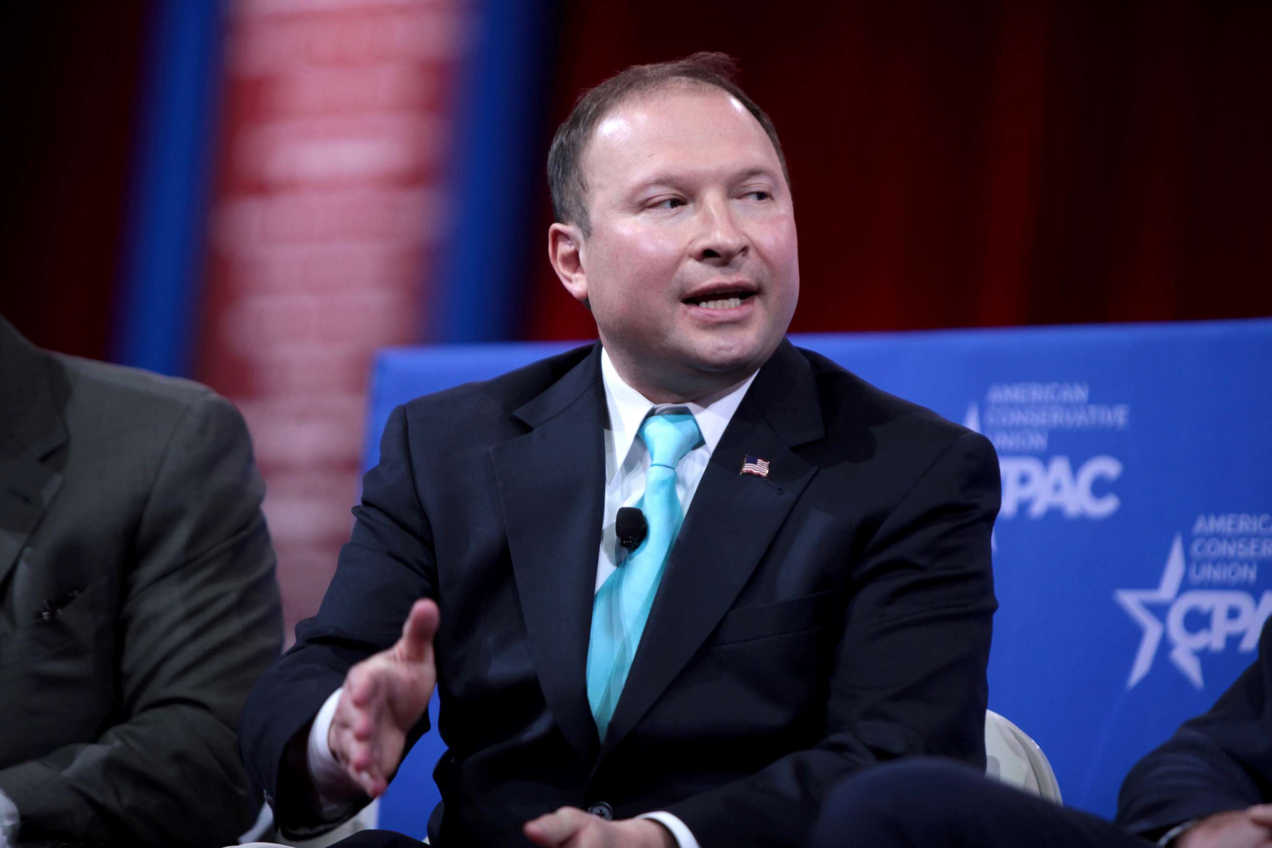 PHOTO: J.D. Gordon speaking at the 2015 Conservative Political Action Conference (CPAC) in National Harbor, Maryland, Feb. 28, 2015.