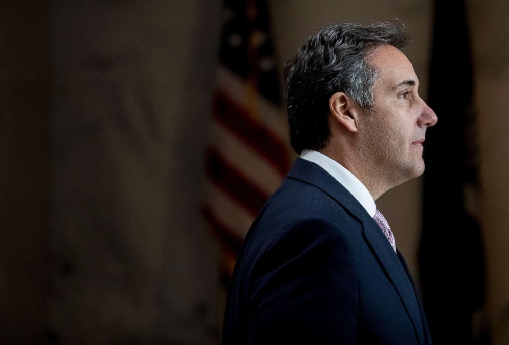 PHOTO: In this Sept. 19, 2017, file photo, President Donald Trump's lawyer Michael Cohen departs following a closed door meeting with the Senate Intelligence Committee on Capitol Hill in Washington. 