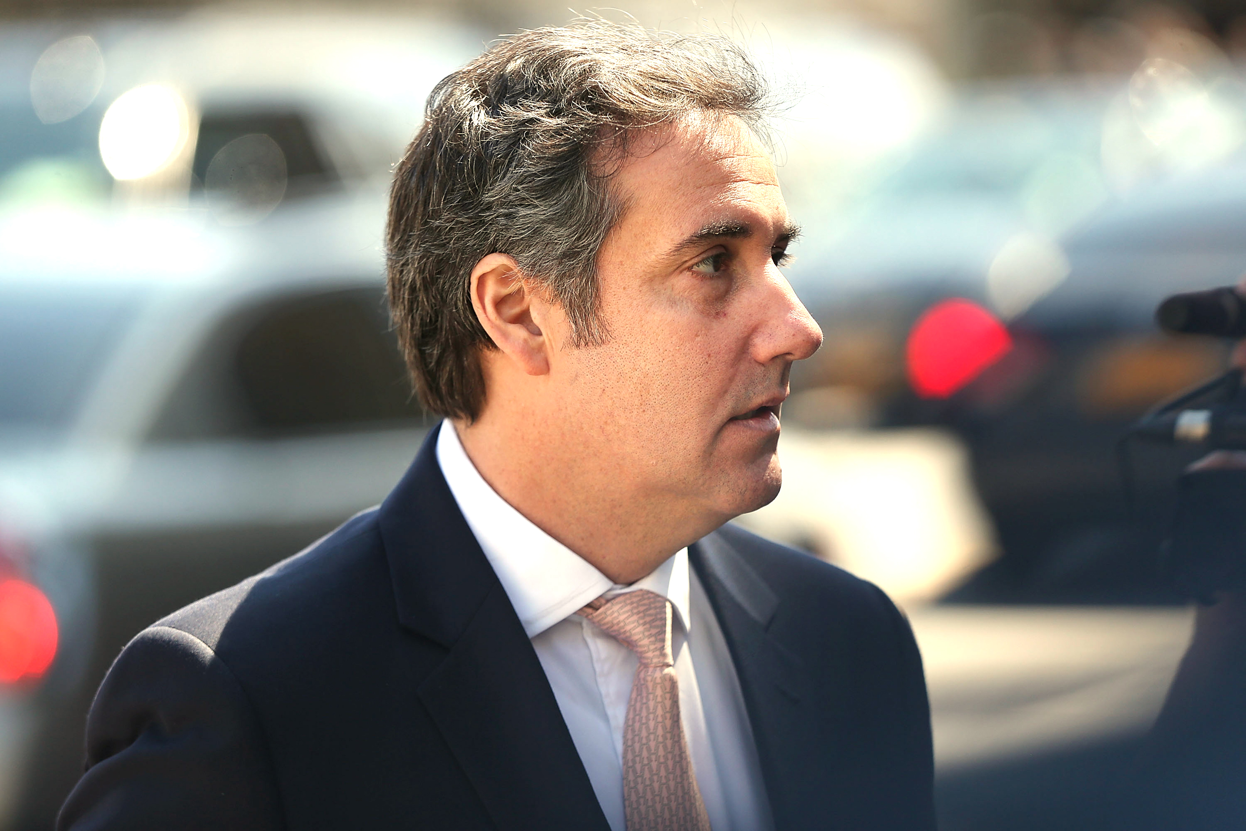 PHOTO: Michael Cohen, longtime personal lawyer and confidante for President Donald Trump, arrives at the U.S. District Court Southern District of New York on April 26, 2018 in New York City. 