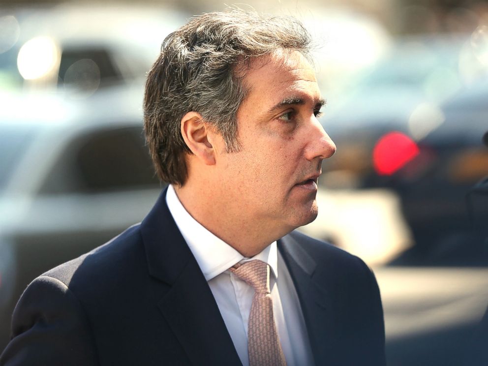 PHOTO: Michael Cohen, longtime personal lawyer and confidante for President Donald Trump, arrives at the U.S. District Court Southern District of New York on April 26, 2018 in New York City.