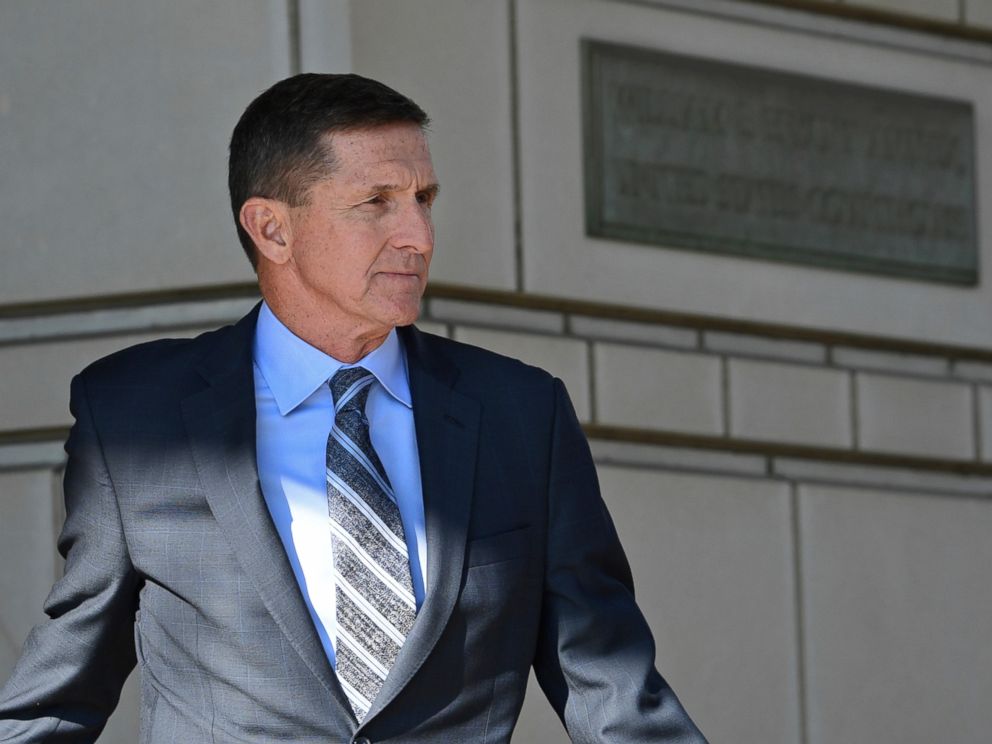 PHOTO: In this Dec. 1, 2017, file photo, former Trump national security adviser Michael Flynn leaves federal court in Washington.