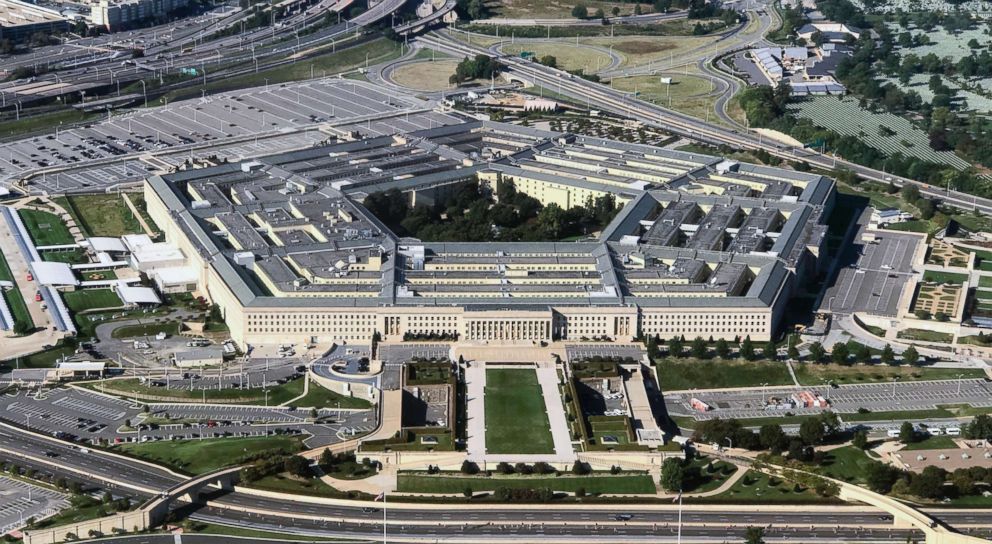 PHOTO: An aerial view of the Pentagon building photographed on Sept. 24, 2017. 