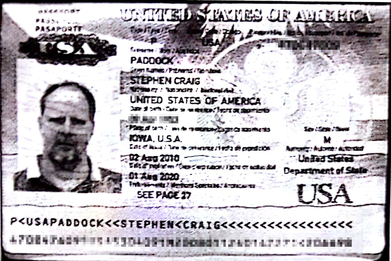 PHOTO: Stephen Paddock, 64, seen here in his passport photo, is the man suspected of opening fire on a crowd of concertgoers in Las Vegas on Sunday night.