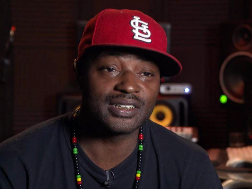 PHOTO: Ronnie Houston, a hip-hop artist in St. Louis, Mo., who goes by the name Rough the Ruler, wrote music for a video for BlackMattersUS.