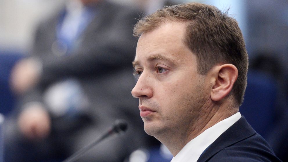 PHOTO: President of the Russian-American Chamber of Commerce in the USA Sergei Millian attends the investment summit during the National Oil & Gas Forum at the Central Exhibition Complex Expo Center.