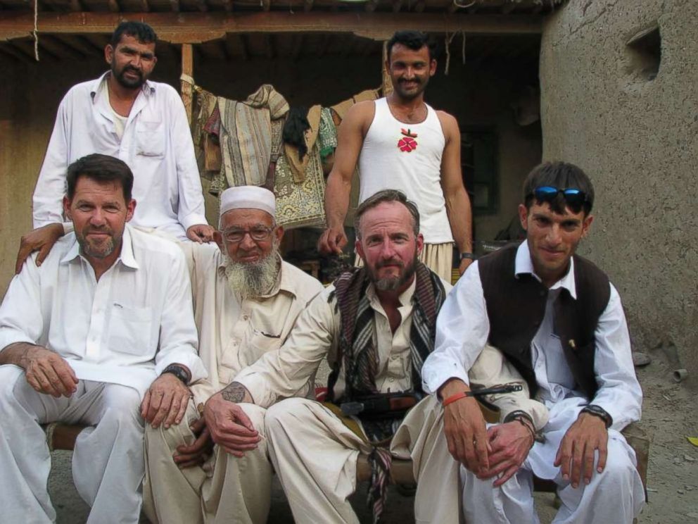 PHOTO: Former Special Forces Maj. Jim Gant, sitting second from the right in this August 2011 photo, became close with the Afghan locals he fought alongside against the Taliban.
