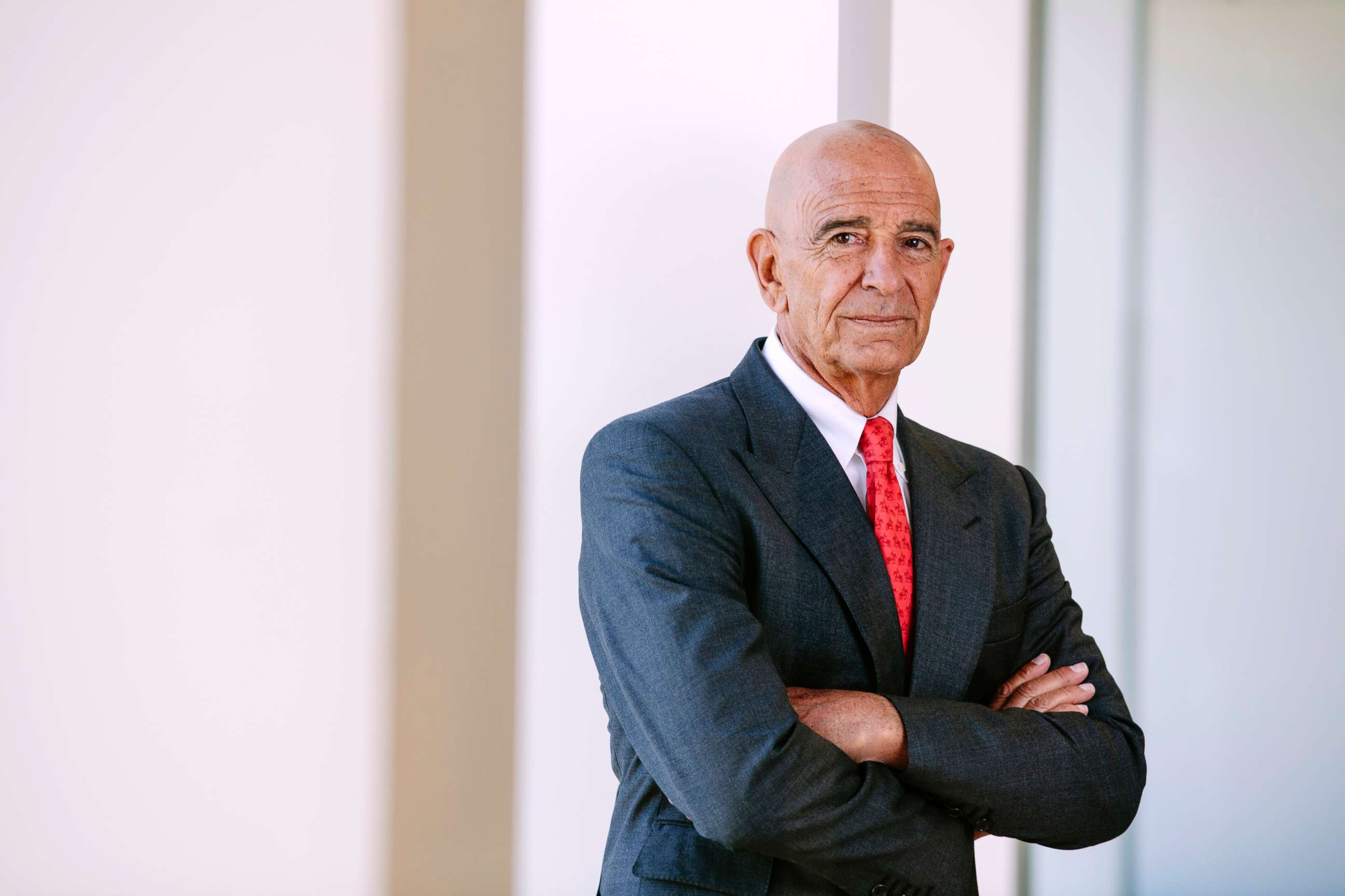 PHOTO: Tom Barrack, private equity real estate investor and founder, chairman, and CEO of Colony Capital, at his company offices in downtown Los Angeles, Sept. 29, 2017.