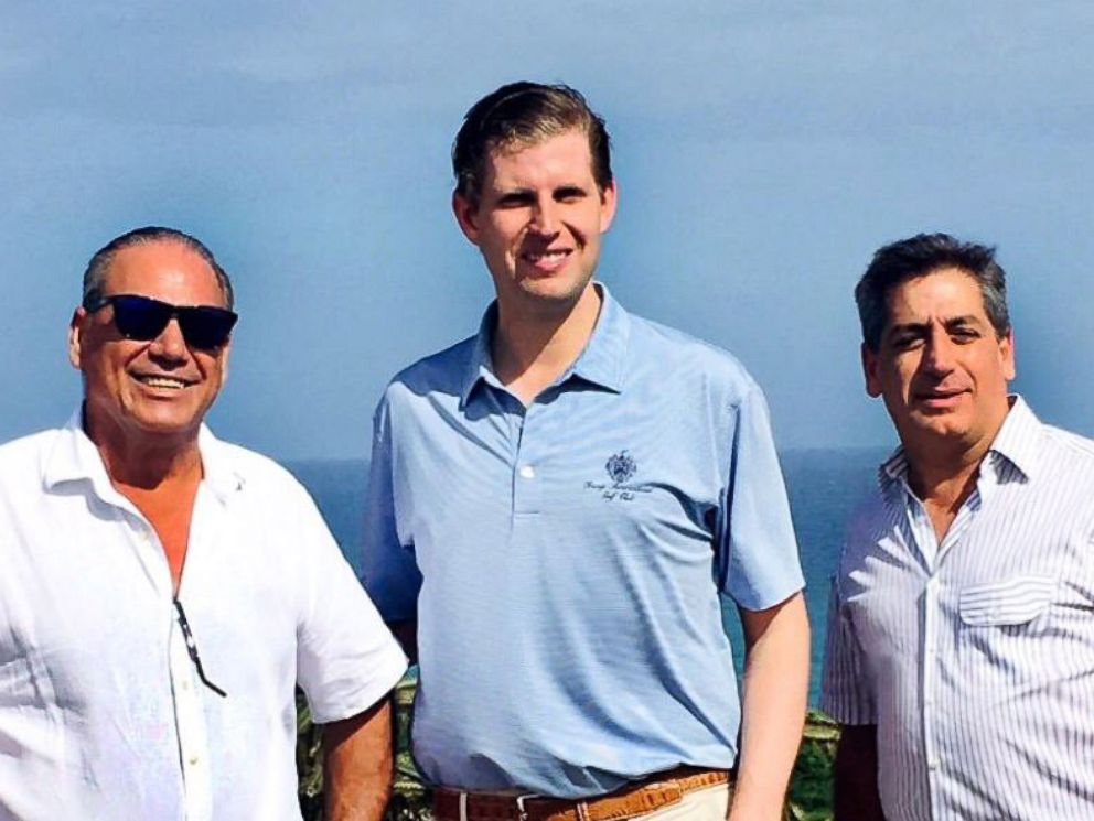 PHOTO: Cap Cana developers Ricardo and Fernando Hazoury welcomed Eric Trump to the Dominican Republic in February 2017 and posted a photo on their website to mark the occasion.