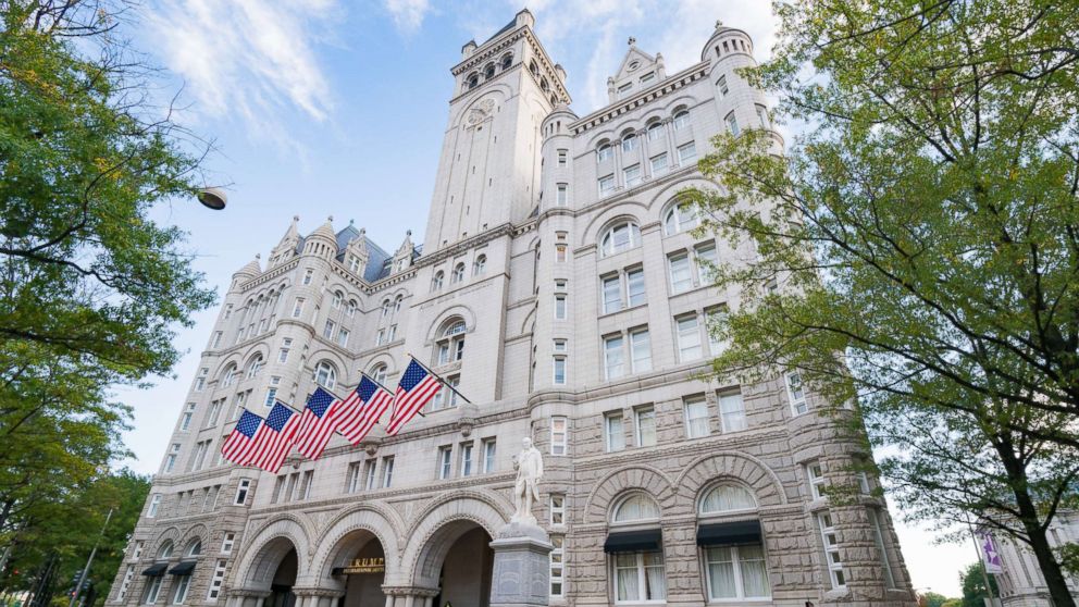 General view of the Trump International Hotel Washington, D.C. at the Old Post Office, Oct. 31, 2016, in Washington.