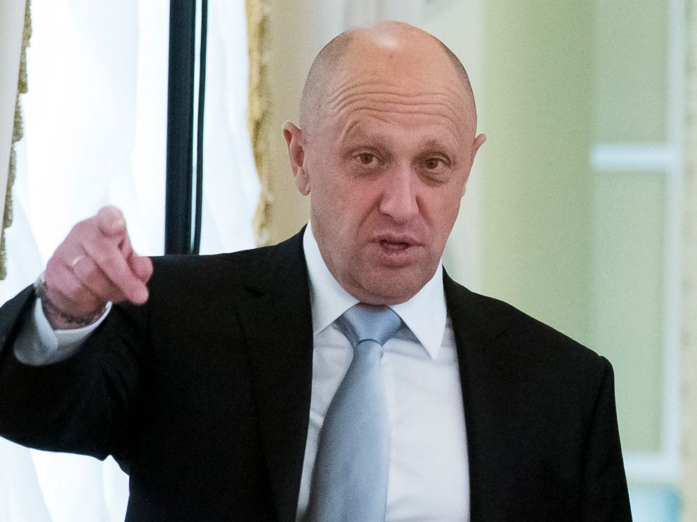 PHOTO: Yevgeny Prigozhin gestures at the Konstantin Palace outside St. Petersburg, Russia, Aug. 9, 2016.