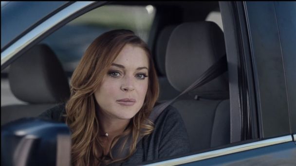 Video Lindsay Lohan Drives For Esurance Abc News