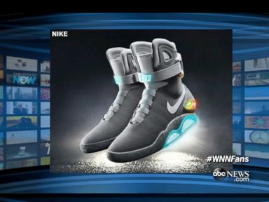 VIDEO: The first pair of the self-lacing shoes were given to Michael J. Fox.