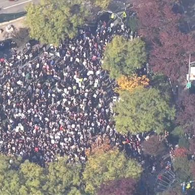 VIDEO: Google employees around the world walked out of their offices on Thursday to protest how the technology company handles sexual misconduct allegations.