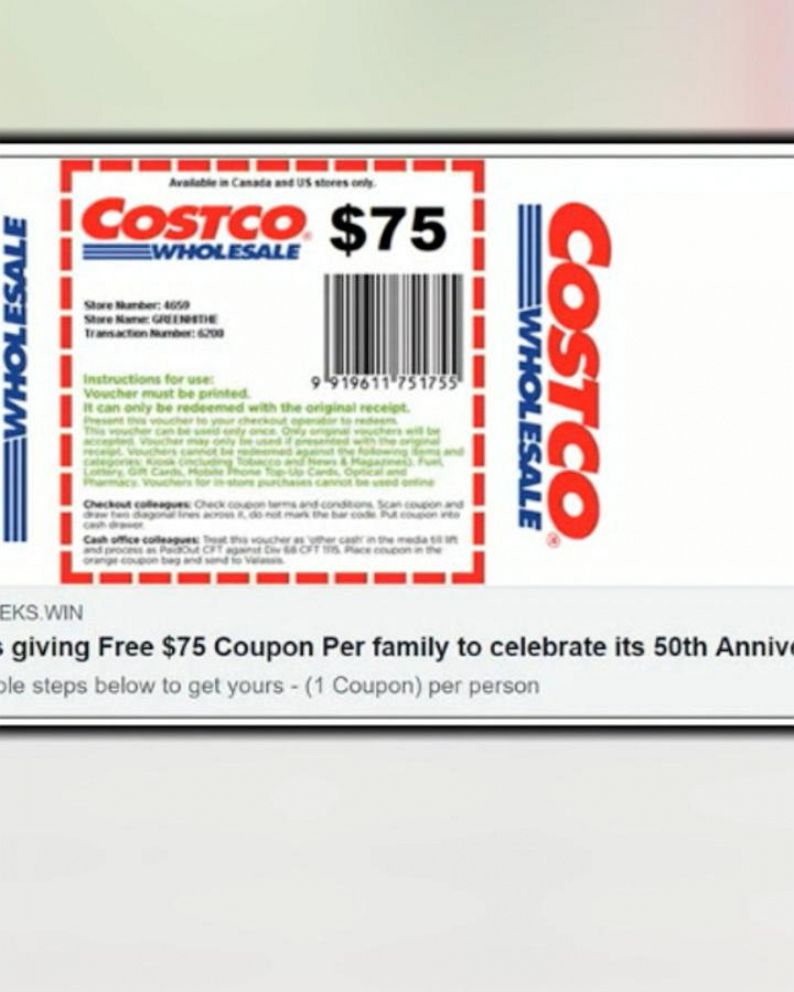 Viral $75 Costco coupon is fake, company says, so stop reposting it