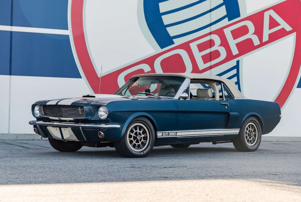 PHOTO: A 1966 Ford Mustang Shelby GT350 continuation series convertible sold for $201,600, including premium, in June. Bonhams auctioned off several Mustangs belonging to Carroll Shelby.