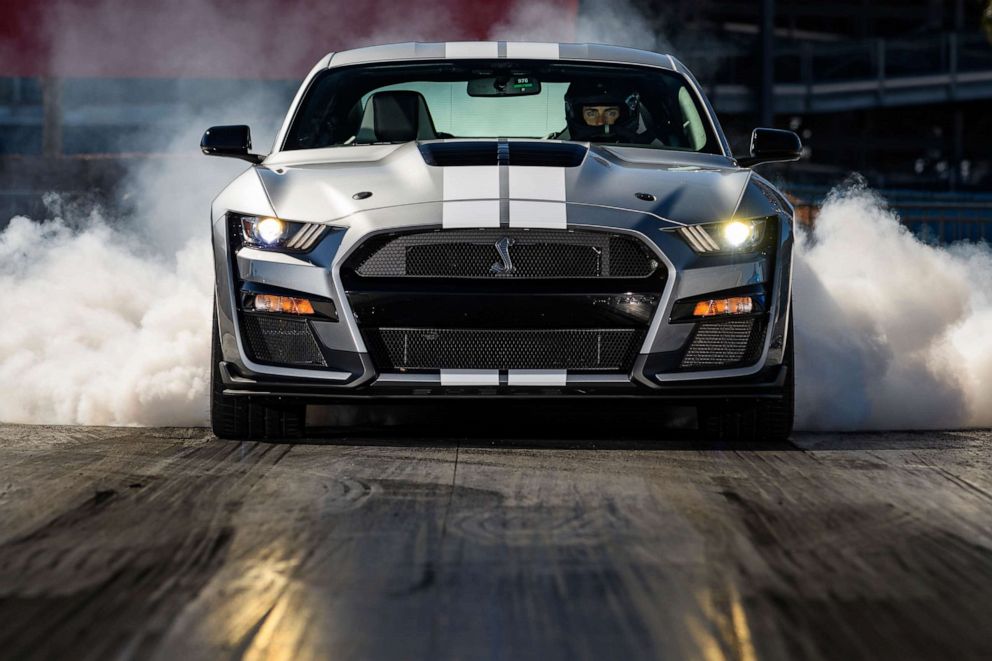 PHOTO: Ford says the Shelby GT500 is capable of a 0-60 mph sprint of 3.3 seconds and a sub-11 second quarter mile.