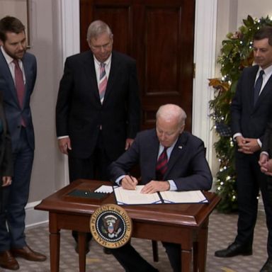 VIDEO: Biden signs bill to avert rail strike, says fight for paid sick time not over