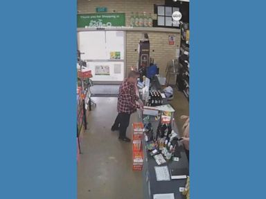 WATCH:  Would-be thief foiled by locked door at liquor store
