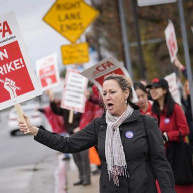 VIDEO: Workers at Cal State go on strike