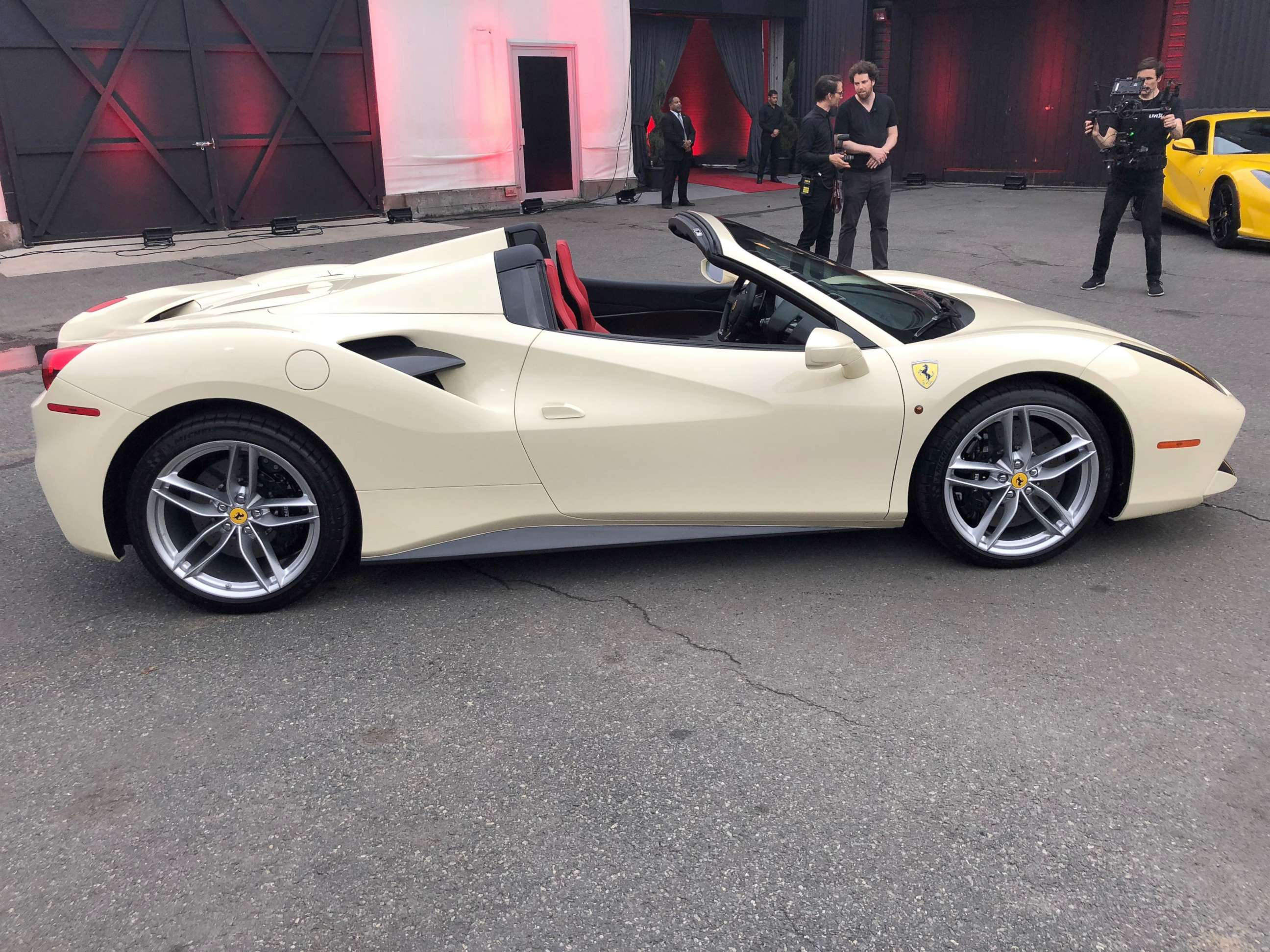 PHOTO: A Ferrari 488 Spider.