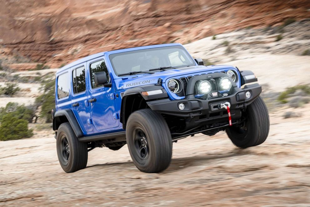 PHOTO: The 2023 Jeep Wrangler Rubicon 4xe 20th Anniversary starts at $69,585 and can easily reach $95,000 with options.