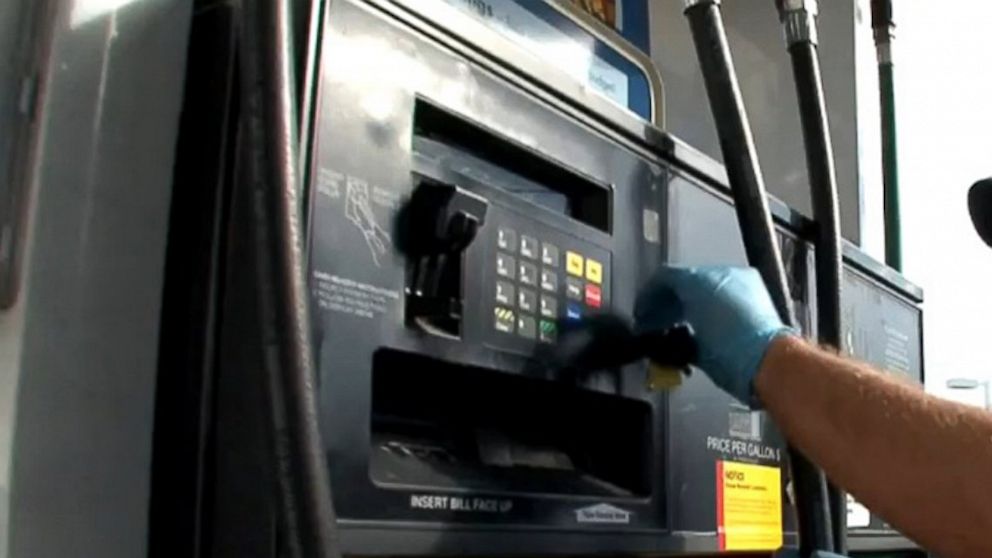 "Skimmer" devices can steal customers' credit card information at gas pumps. 