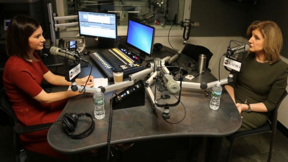 PHOTO: Arianna Huffington joins Rebecca Jarvis on her new podcast set to launch January 2017.