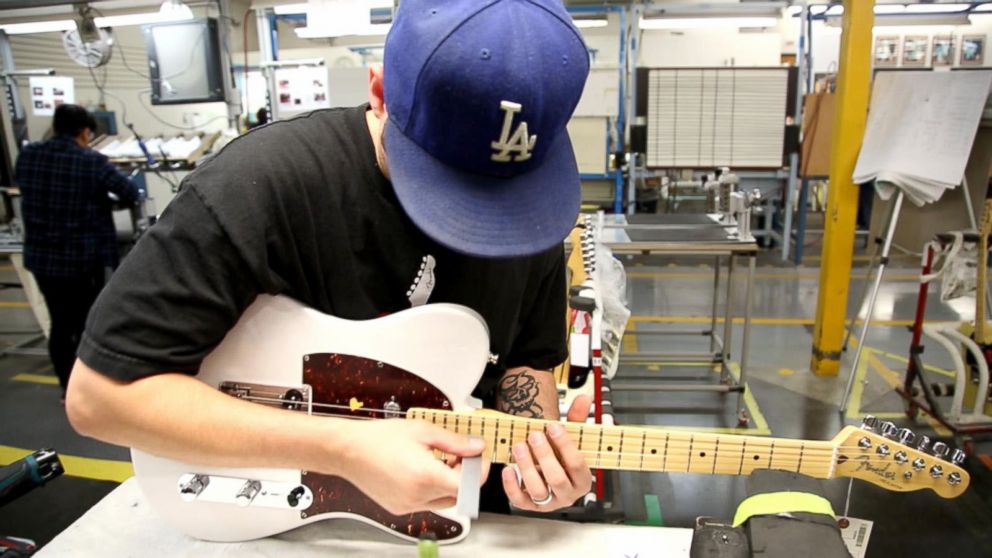 PHOTO: Founded by Leo Fender in Corona, California, the company has been making guitars for America's greatest musicians for nearly 70 years. 