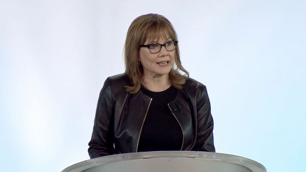 GM CEO Mary Barra holds a town hall, Sept. 17, 2015.