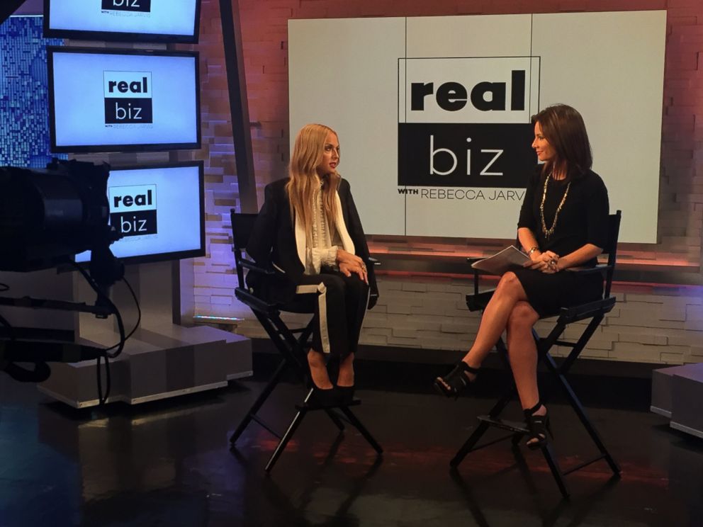 PHOTO:Rachel Zoe speaks with Rebecca Jarvis on Real Biz. 