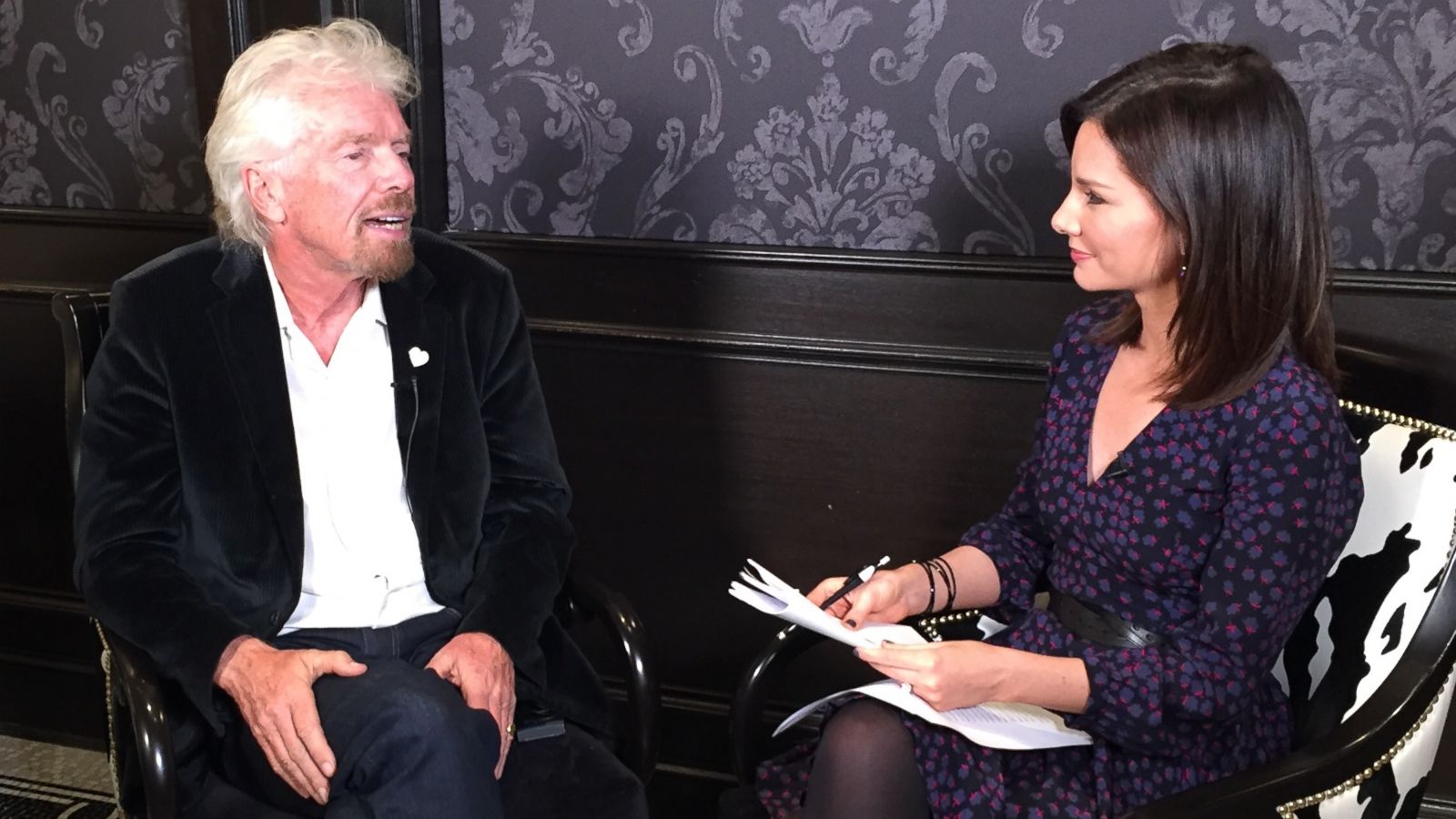 Richard Branson on 'Real Biz With Rebecca Jarvis' 