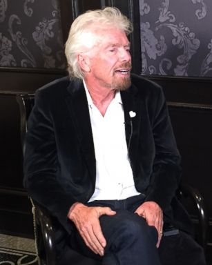 PHOTO: Sir Richard Branson joins Rebecca Jarvis for an episode of "Real Biz with Rebecca Jarvis."