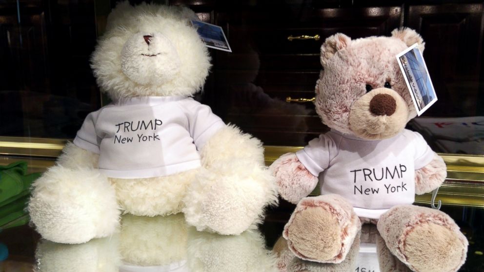PHOTO: Products bearing Trump's name that are from China and sold in New York City.