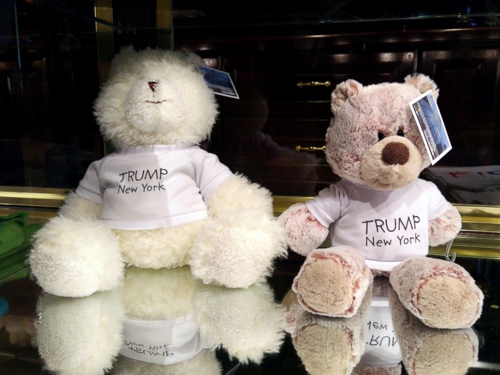 PHOTO: Products bearing Trump's name that are from China and sold in New York City. 