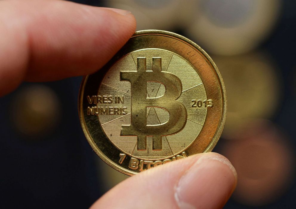 PHOTO: A Bitcoin is pictured in this Nov. 24, 2013, file photo.