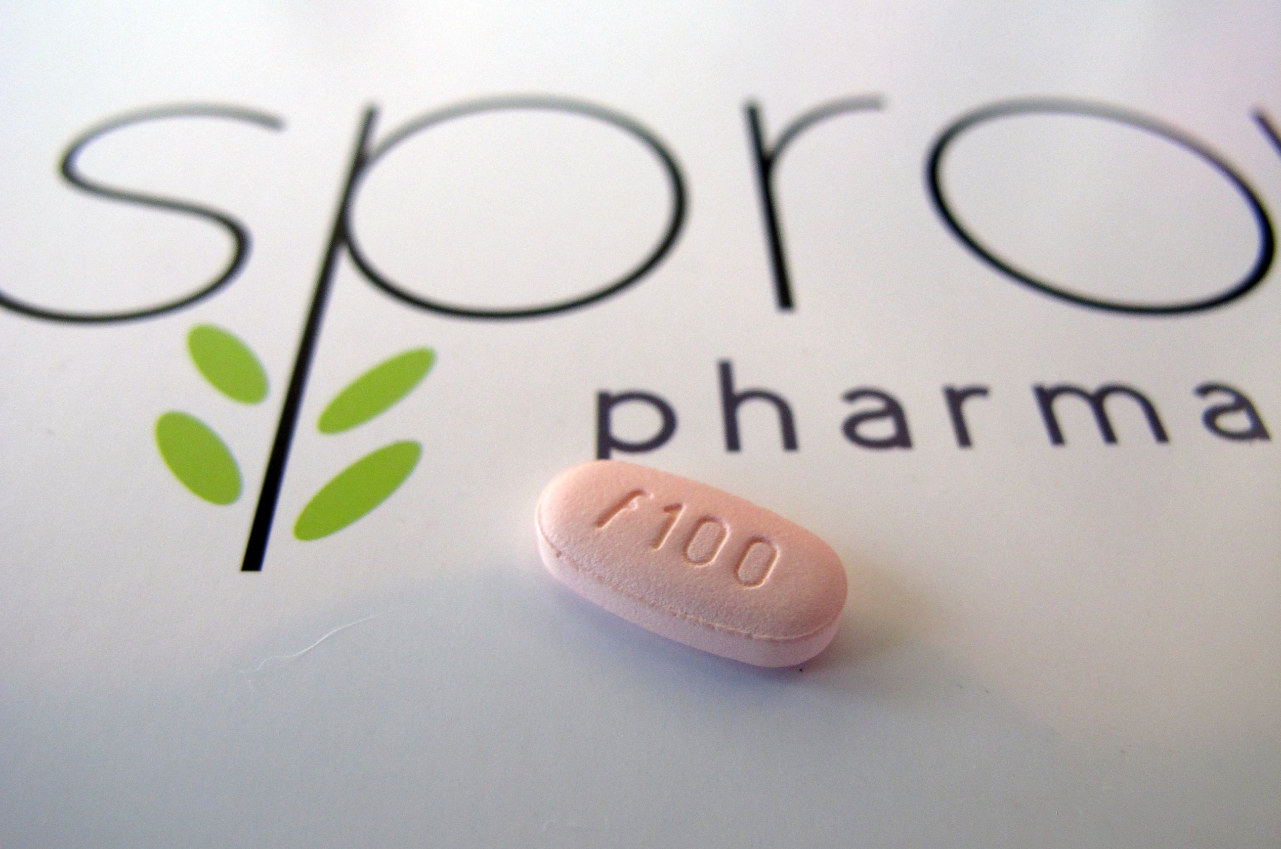 PHOTO:A tablet of flibanserin sits on a brochure for Sprout Pharmaceuticals, June 22,2015, in the company's Raleigh, N.C., headquarters. 