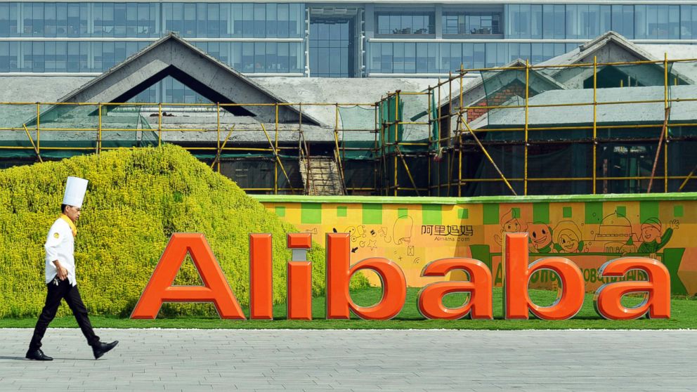 PHOTO: A chef walks in the headquarter campus of Alibaba Group in Hangzhou, China, Aug. 27, 2014.
