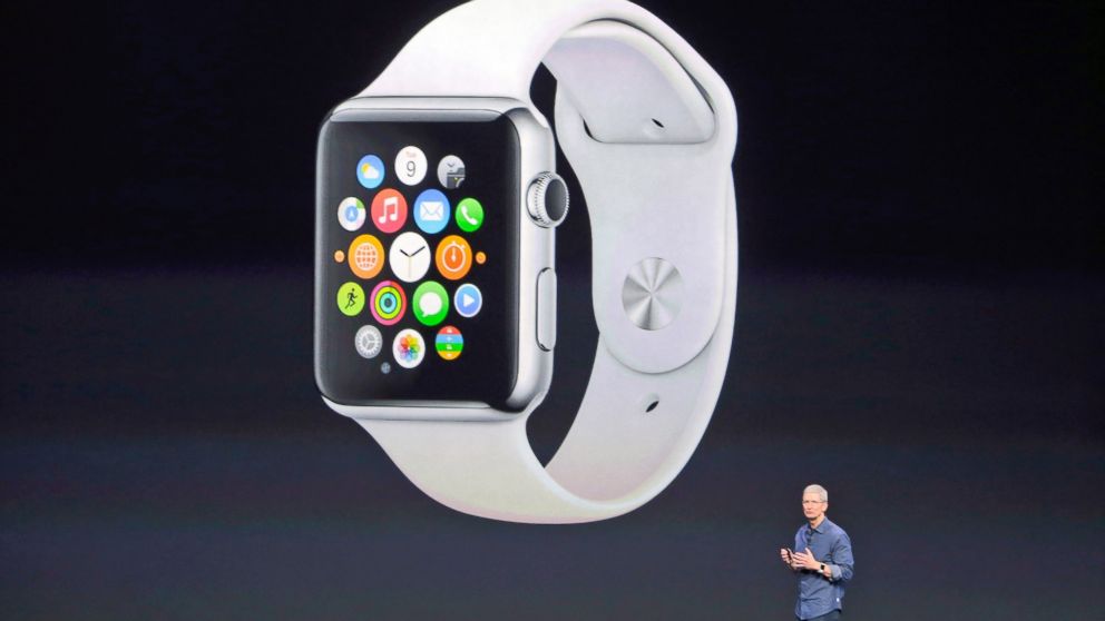 PHOTO: Apple CEO Tim Cook introduces the new Apple Watch, Sept. 9, 2014, in Cupertino, Calif. 