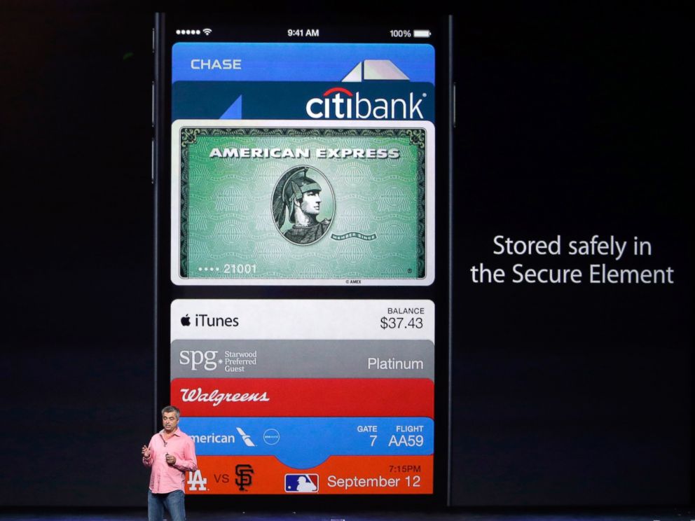 PHOTO: Eddy Cue, Apple Senior Vice President of Internet Software and Services, discusses the new Apple Pay product, Sept. 9, 2014, in Cupertino, Calif.