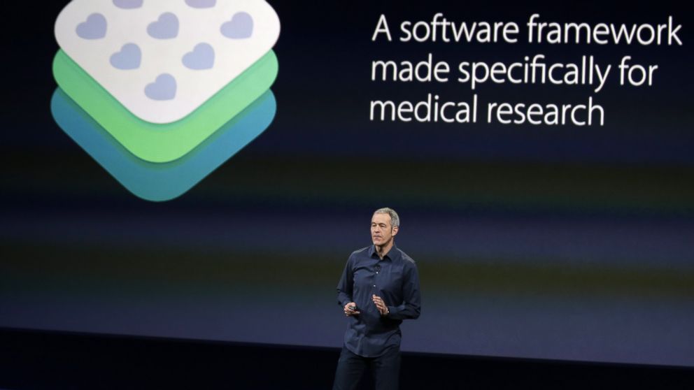 PHOTO: Apple Vice President of Operations Jeff Williams discusses ResearchKit