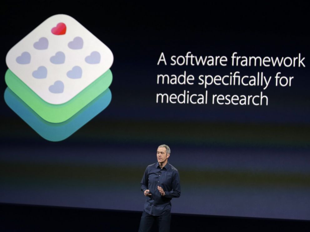 PHOTO: Apple Vice President of Operations Jeff Williams discusses ResearchKit