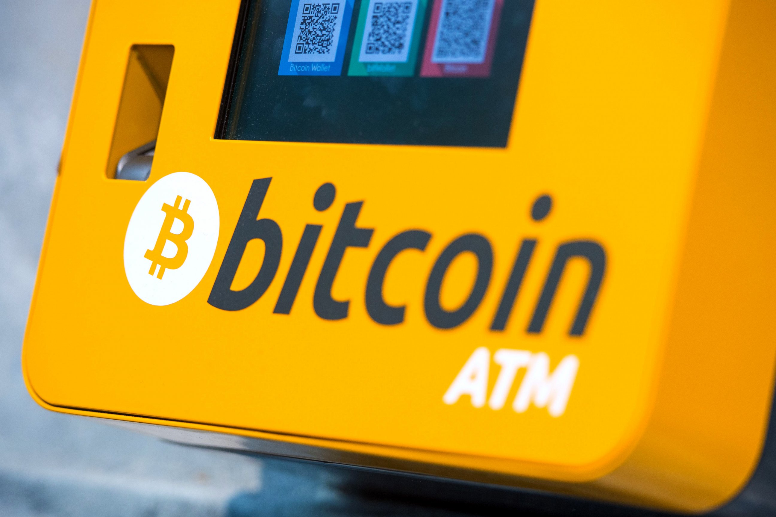 PHOTO: A Bitcoin ATM is seen, Oct. 16, 2015.
