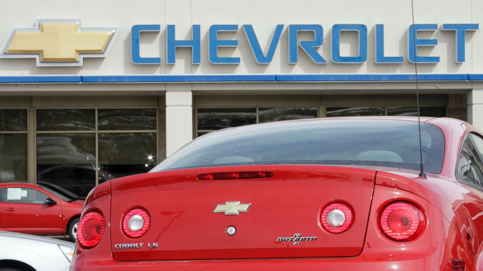 PHOTO: A 2007 Chevrolet Cobalt is pictured at a Chevrolet dealership in the southeast Denver suburb of Lone Tree, Colo. on Feb. 25, 2007. 