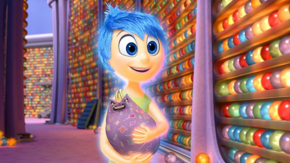 PHOTO: In this image released by Disney-Pixar, the character Joy, voiced by Amy Poehler, appears in a scene from "Inside Out," in theaters on June 19, 2015. 