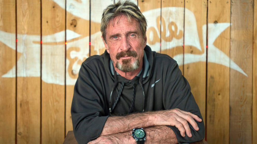 Antivirus pioneer John McAfee poses for a photograph in Montreal, Aug. 24, 2013.
