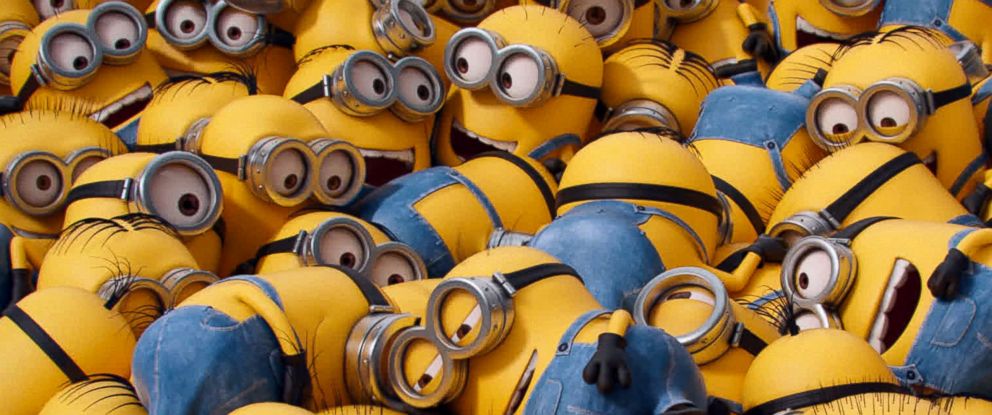 PHOTO: Various minion characters appear in a scene from the animated feature, 'Minions.' 