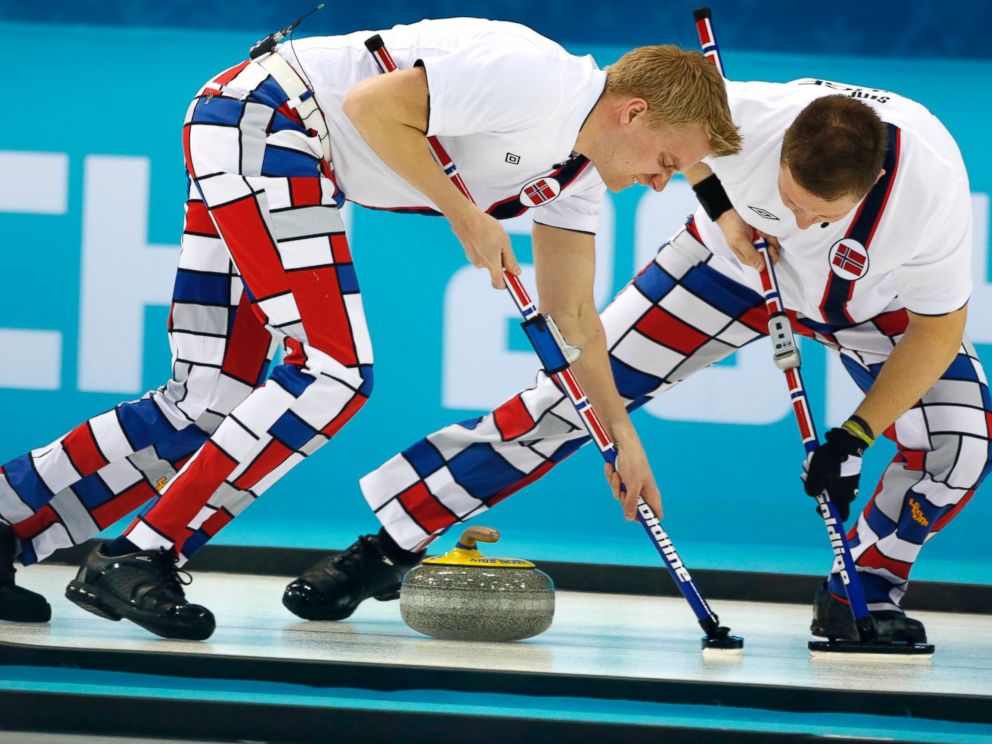 Winter Olympics 2014 Meet Norway S Curling Team And Their Pants Abc News