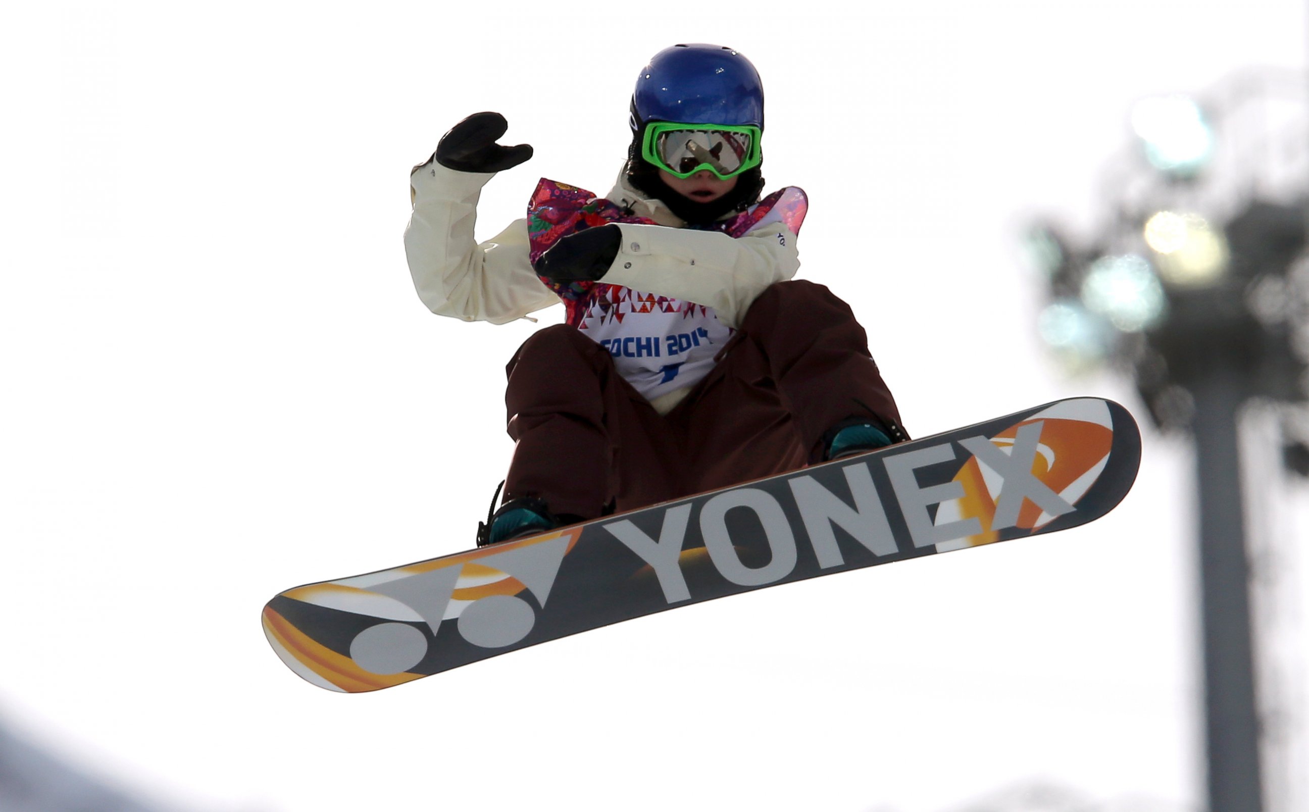 PHOTO: Spain's Queralt Castellet competes in the women's snowboard halfpipe qualifying, at the Rosa Khutor Extreme Park, at the 2014 Winter Olympics, Feb. 12, 2014, in Krasnaya Polyana, Russia.